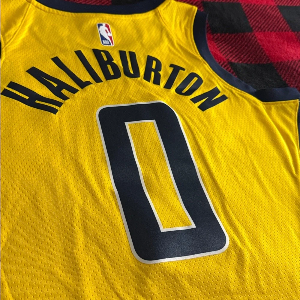 Indiana Pacers #0 Tyrese Haliburton NBA Nike Statement Edition Swingman Jersey
